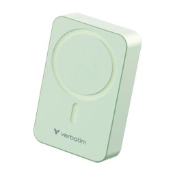 Verbatim Charge 'n' Go Essentials Power Bank Magnetic Wireless 20000mAh Gre