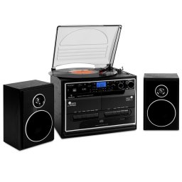 Auna 388-BT HIFI CD стерео система грамофон касетофон Bluetooth USB SD (MG-TC-388 BT)