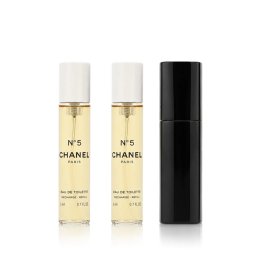 Chanel N°5 3x 20 ml Eau de Toilette за жени Впръскване със завъртане 20 ml