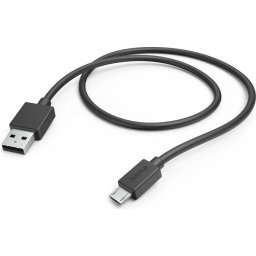 HAMA Кабел USB-A - Micro-USB, 1 m, черен