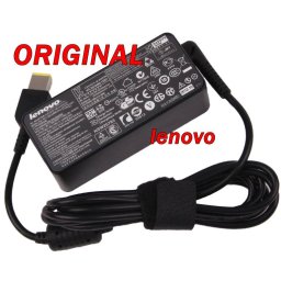 Адаптер за лаптоп ОРИГИНАЛЕН (Зарядно за лаптоп) Lenovo 20V 2.25A 45W (slim tip) правоъгълна букса
