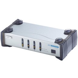 KVM суич ATEN VS461, 4x DVI(ж), 8x RCA Jack(ж) към 1x DVI(ж), 2x RCA Jack(ж), 1 устройство