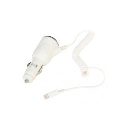 Зарядно, за кола, за iPhone 5, iPod Nano 7, iPod Touch 5, iPad 4, iPad Mini