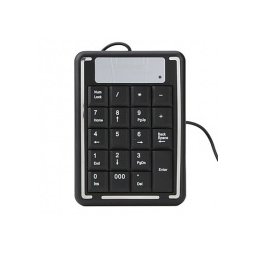 Цифрова, клавиатура, USB, черна