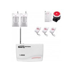 IP-AP013 - безжична, GSM, аларма за дома, 2 датчикa за движение, 1 МУК за врата, 3 дистанционни