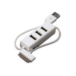 3 портов, USB 2.0, HUB, 900mA, за зареждане, на IPhone