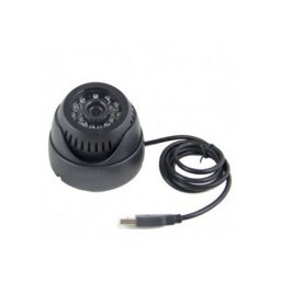 DVRSD-2 - 3.6mm, 20m, 640x480, вътрешен монтаж, куполна камера, MicroSD, USB