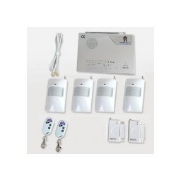 IP-AP006 - безжична, алармена система за дома, 4 обемни датчика за движение, 2 МУКа, 2 дистанционни