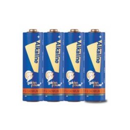 Комплект, 4 броя, алкални батерии, 1.5V, AA, Golden Power