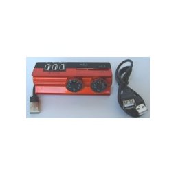 IP-CR003 - USB 2.0, 3 портов USB HUB, термометър, Card reader