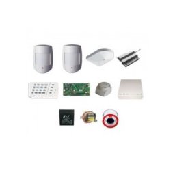 IP-АS402 - PARADOX, жична, алармена система, 1 клавиатура, 2 обемни датчика, 1 акустичен, 1 МУК