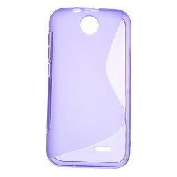 S-line силиконов гръб за HTC Desire 310 - лилав