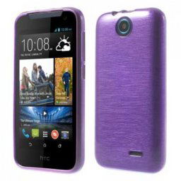 Силиконов гръб за HTC Desire 310 - лилав