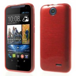 Силиконов гръб за HTC Desire 310 - червен