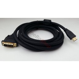 Кабел DVI Male to HDMI Male 3m