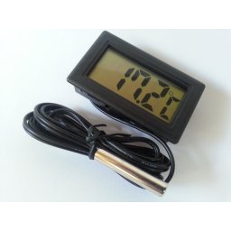 Компактен дигитален термометър с кабелен датчик WSD-10