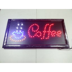 Светеща LED табела - Кафе