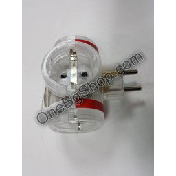 Разклонител за контакт 3-ка прозрачен Legrand LGR 50663