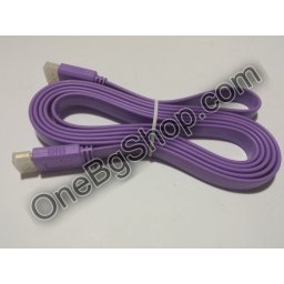 Кабел HDMI - HDMI плосък V 1.4