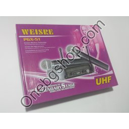 Комплект професионални безжични микрофони Weisre PGX-51