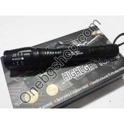 Супер мощен акумулаторен фенер с T6 CREE LED диод 120000W Zoom