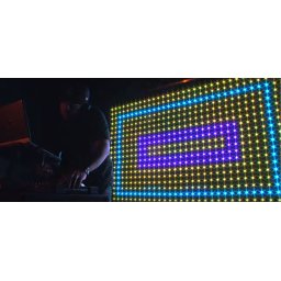 Програмируема цветна USB WiFi RGB ЛЕД рекламна табела - 167 / 39 см.