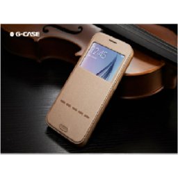 Луксозен И Стилен Калъф Тип Тефтер С Активен Капак G-CASE Classic Series Flip Case - Samsung G925 GALAXY S6 EDGE