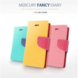 Кожен Калъф Със Стойка Mercury Fancy Diary За HTC Desire 510