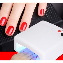 Професионална UV лампа за изпичане на лак 36W