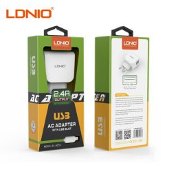 Универсално зарядно за 220V LDNIO DL-AC56 USB 2.1A