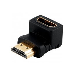 HDMI-90 - Преходник, адаптер, HDMI Female към HDMI Male, 90 градуса, Г образен