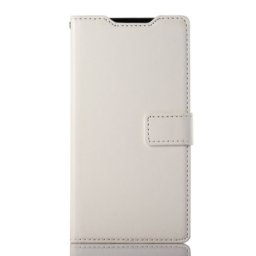 Кожен калъф за Sony Xperia Z3 - бял