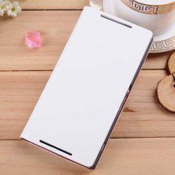 Елегантен кожен калъф за Sony Xperia Z2 - бял