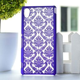Floral твърд гръб за Sony Xperia M4 Aqua