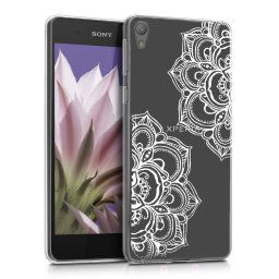 Силиконов гръб шарен за Sony Xperia E5