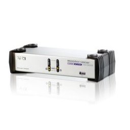 KVM суич ATEN CS1742, от 2x USB A(ж), 2x VGA(ж), 2x 3.5mm jack(ж) към 1x USB A(ж), 2 x SPHD-15(м), 2x SPHD-15(ж), 1 устройство