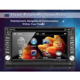 Двоен дин Универсален 6.2" с DVD, GPS, BLUETOOTH Vivas Double Dinn DD 6200