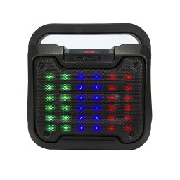 Мощна Bluetooth ударо и влагоустойчива диско колона с вход за микрофон и Цветомузика EXTRA-BASS B-18