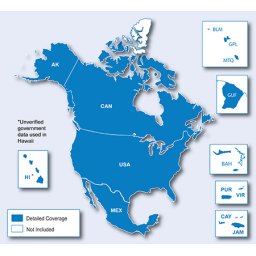 GPS Map CityNavigator North America NT