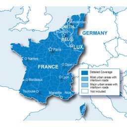GPS Map CityNavigator Europe NT - France/BeNeLux