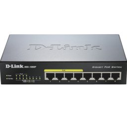 D-Link 8-port 10/100/1000 Desktop Switch w/ 4 PoE Ports