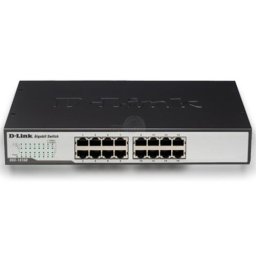 D-Link DGS-1016D 16-Port 10/100/1000Mbps Copper Gigabit Ethernet Switch, rack mountable