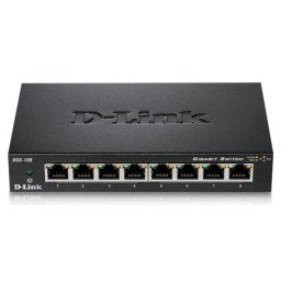 D-Link DGS-108 8-port 10/100/1000 Gigabit Metal Housing Desktop Switch