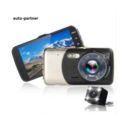 Авто видеорегистратор с 2 камери Full HD DVR Smart Technology Cam 4"