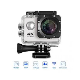 Екшън камера GoPlus 4K10, 4K Ultra HD, 2 инчов дисплей, 170° лещи, Водоустойчив, WiFI