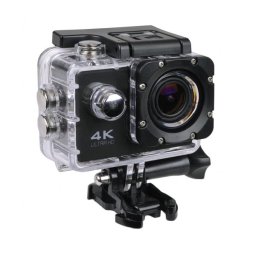 Екшън камера GoPlus 4K20, 4K Ultra HD, 2 инчов дисплей, 170° лещи, Водоустойчив, WiFI