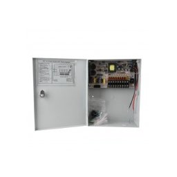 PSU2295BA - 12V, 10A, 9 канален, с акумулаторен back up, захранващ блок