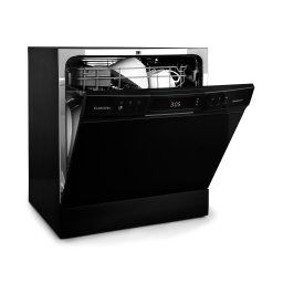 Klarstein Amazonia 8 Neo, съдомиялна машина, 8 програми, LED дисплей, черна (DSM-Amazonia-8-Neo-B)