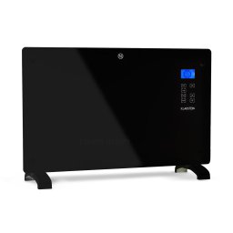 Klarstein Norderney, конвекционна печка, термостат, таймер, 2000 W, 30 m², черна (ACO14-Norderney2000B)