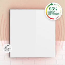 Klarstein Wonderwall 36, Инфрачервен отоплител, 60x60см, 360W, Седмичен таймер, IP24 (ACO14-Wonderwal-360)